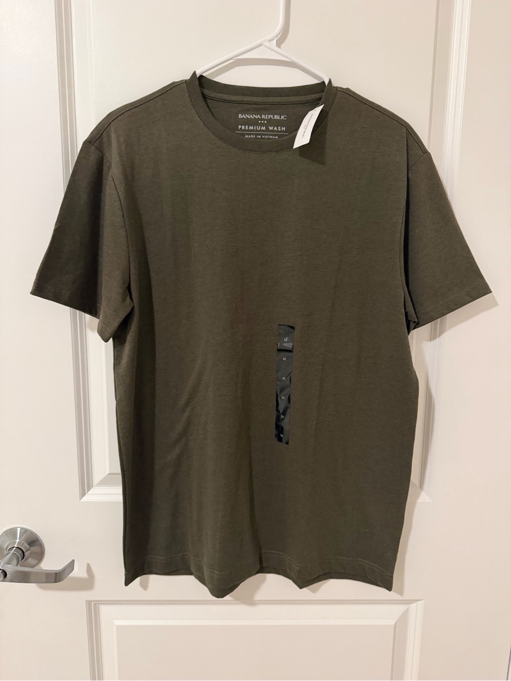 Banana Republic Olive Green Crew Neck Short Sleeve Tee
